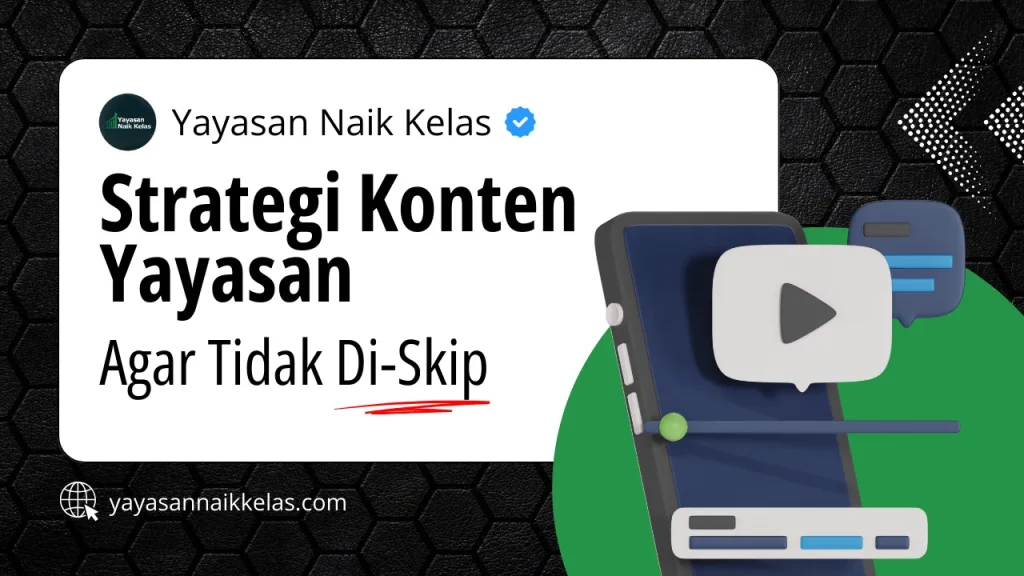 Ilustrasi Strategi Konten Yayasan