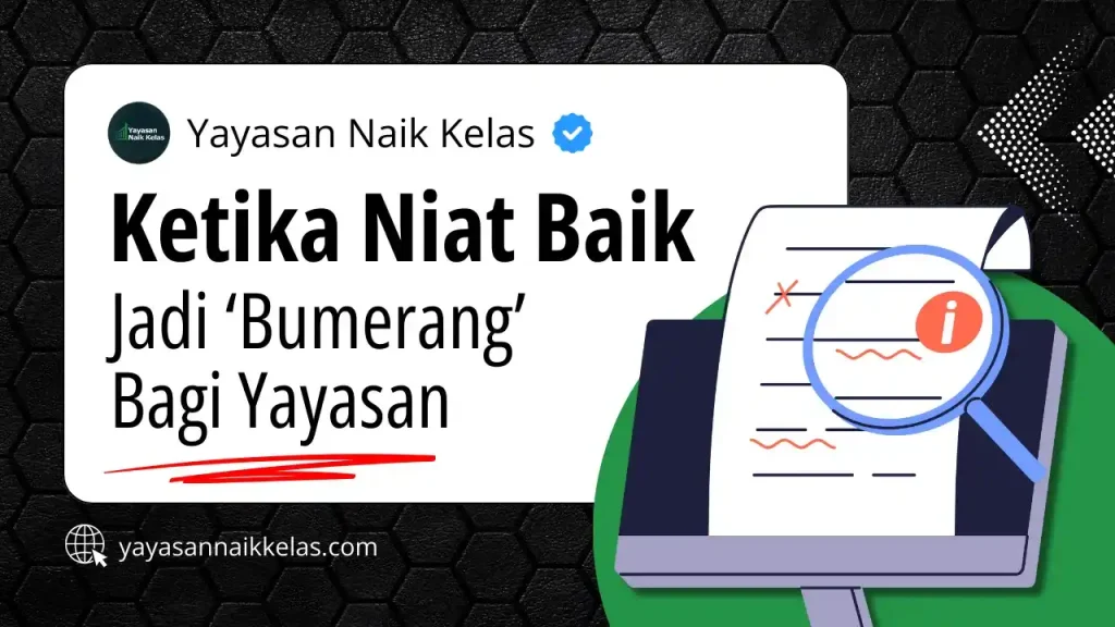 niat baik jadi bumerang